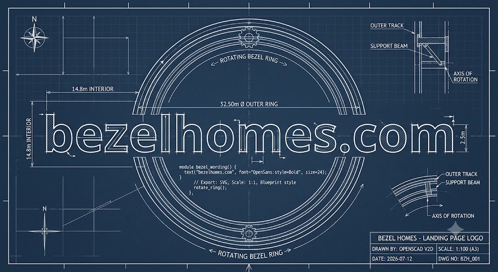Bezel Homes Blueprint Layout